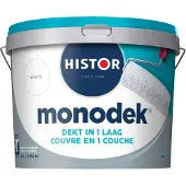 Histor Monodek Muurverf Wit 10 LTR - Wit