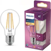 Philips 6x LED lamp E27 | Peer A60 | Filament | Helder | 2700K | 8.5W (75W)