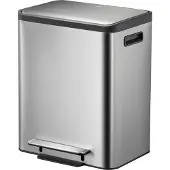 EKO Pedaalemmer EcoCasa Step Bin 30L Mat RVS