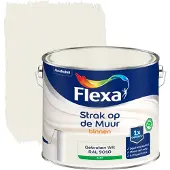 Flexa Strak Op De Muur Muurverf - Mat - Gebroken Wit / Ral 9010 - 2,5l