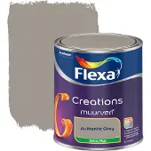 Flexa Creations muurverf authentic grey extra mat 1 liter