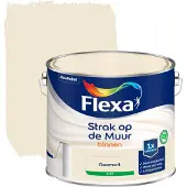Flexa Strak Op De Muur Muurverf - Mat - Roomwit - 2,5l