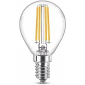 Philips 6x LED lamp E14 | Kogel P45 | Filament | Helder | 2700K | 6.5W (60W)