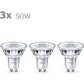Philips LED spot PAR16 GU10 4.6W warmwit – set van 3 dimbare spots