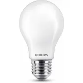 Philips lamp - Standaard lampvorm met E27 fitting - Koelwit licht: 4000K - 60W - Mat glas