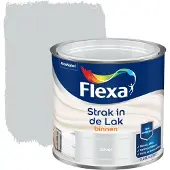 Flexa Lak Strak In De Lak - Metallic Zilver - Zijdeglans - 250ml