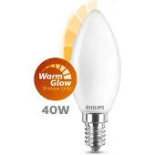 Philips LED lamp kaars mat E14 3.4W 2200K-2700K Dimbaar