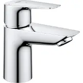 GROHE Start Edge Wastafelkraan - Waterbesparend - Energiebesparend - Push open waste - Chroom