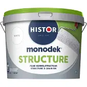 Histor Monodek Structuur Muurverf 10 LTR - Wit