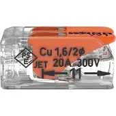 Wago verbindingsklem 0,14 - 4mm² 2-polig (16 Stuks)
