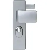 Nemef Veiligheidsbeslag Voor Deur 3405-ii - Aluminium Zilver - Skg*** Kerntrekbeveiliging Vaste Knop - Pc55mm