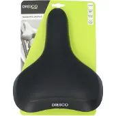 Dresco Fietszadel Towny Memoryfoam Zwart