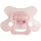 Difrax 2x Fopspeen Natural 20+ mnd Roze