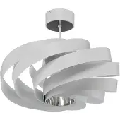 Euluna Plafondlamp Tori, dimbaar, wit / opaal, Woon-/ Eetkamer, metaal, Modern, plafondlamp