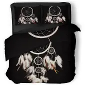 Eleganzzz Dekbedovertrek Micropercal Catch the Dream - black 140x200/220cm