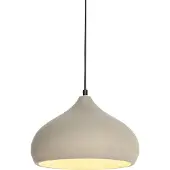 QAZQA Moderne Hanglamp Zwart met Betonnen Kap - Nick