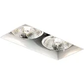 QAZQA Moderne inbouwspot wit GU10 AR70 trimless 2-lichts - Oneon