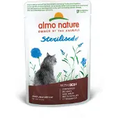 Almo Nature 60x Kattenvoer Nat Sensitive Rund 70 gr