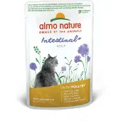 Almo Nature 60x Kattenvoer Nat Sensitive Gevogelte 70 gr