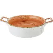 C&T Brisbane Orange Ovenschotel D15,2xh4cmmet 2 Grepen D15.2-20xh4-5cm
