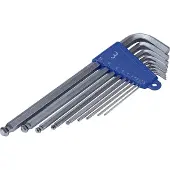 Bbb Cycling HexSet - Inbussleutelset Fiets - 1.5 tot 10 mm - 9 Delige Set Inbussleutels van Staal - Fietsgereedschap - BTL-118