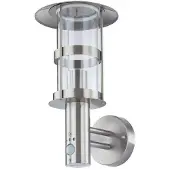 LINDBY - Noemi Buiten Wandlamp w/Sensor Stainless Steel