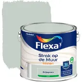 Flexa Strak Op De Muur Muurverf - Mat - Grijsgroen - 2,5l