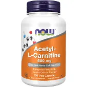 NOW,NOW Foods,NOW,NOW Foods Acetyl-L-Carnitine 500 mg 100 caps