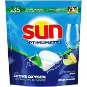 SUN Optimum All-in 1 Vaatwascapsules lemon 35 stuks