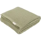 Little Dutch Deken Babybedje Pure Olive Gebreid