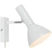 Markslöjd Wandlamp Metro, wit / opaal, Slaapkamer, metaal, Modern, wandlamp