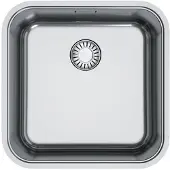 Franke SID 110 34 spoelbak 40x40cm opbouw, vlakinbouw RVS