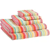 Cawö Gezichtsdoekje Cawö Stripes Stripes Multi (set van 6)