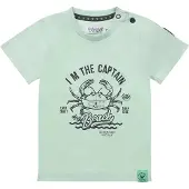 Dirkje T-shirt T-shirt ss met printopdruk mintgroen Jongens Katoen Ronde hals - 92