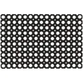 vidaXL Deurmat rechthoekig 60x80 cm rubber