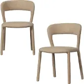 Woood eetkamerstoel (set van 2) Noble