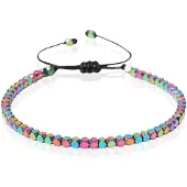 LGT JWLS Dames Armband - 4mm Cube Multi