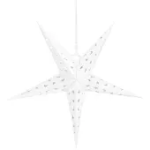 Springos Kerst Ster - Papier - Opvouwbaar - 25 cm - Wit