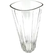 Benza Bloemenvaas van helder glas afmeting 15 x 13 x 28 cm.