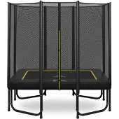 Magic Jump Rechthoekige Trampoline 153 x 214 cm Black met Veiligheidsnet