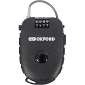 Oxford Retra 75cm Combinatieslot met intrekbare kabel Maat