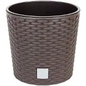 Prosperplast Round Flowerpot 4.7l Rato 20x20x19 Cm Bruin