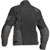 Lindstrands Liden, waterdichte damesmotorfietsjas, zwart/grijs, maat 44