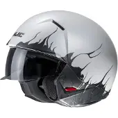 HJC I20 Scraw Mc10Sf jethelm Mat/Grijs/Zwart XS, unisex