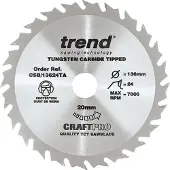 Trend cirkelzaagblad 136x20mm 24T
