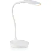 Markslöjd Tafellampe , Swan, dimbare, Wit, Werkkamer / Kantoor, Kunststof, Scandinavisch