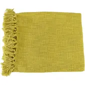 Imbarro - Plaid 'Shellia' (Oker, 130 x 170cm)