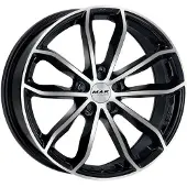 Mak Lichtmetalen velg 20'' 24H-FF 5x112 9J ET26, Kleur Zwarter Spiegel
