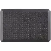 UNICOMFORT Antivermoeidheidsmat - Werkplaatsmat - 90 x 60 x 1,5 CM - Diamanten Profiel - Rubber