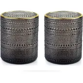 Mondex SET RITA GRIJZE Kandelaars ( 2 stuks ) DIA10CM X H12,5CM